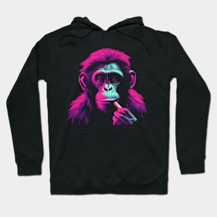 Vaporwave Ape Hoodie